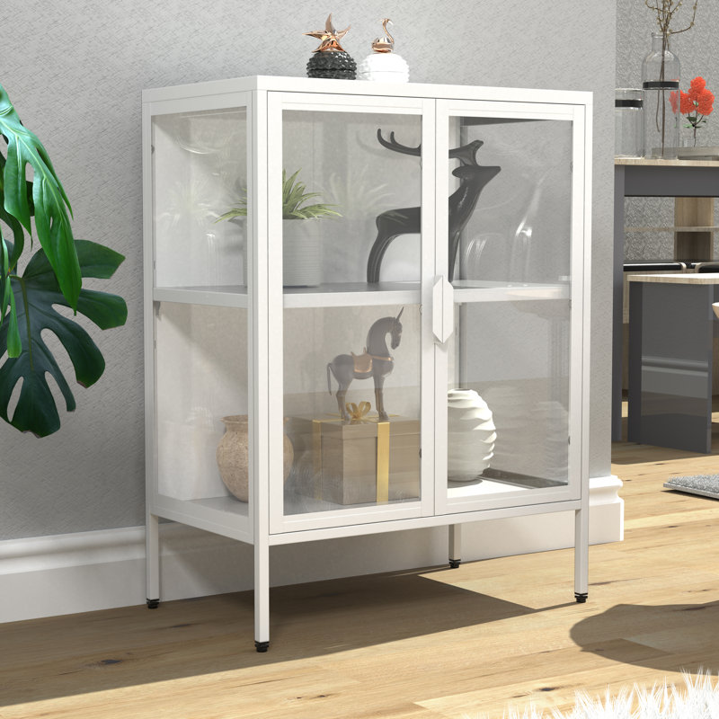 Mykhajlo Display Cabinet, White
