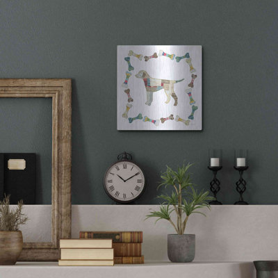 " Good Dog II Sq With Border " by Courtney Prahl