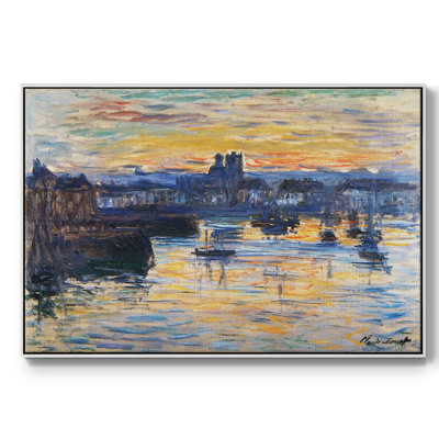 " The Port Of Dieppe, Evening, 1882zz "