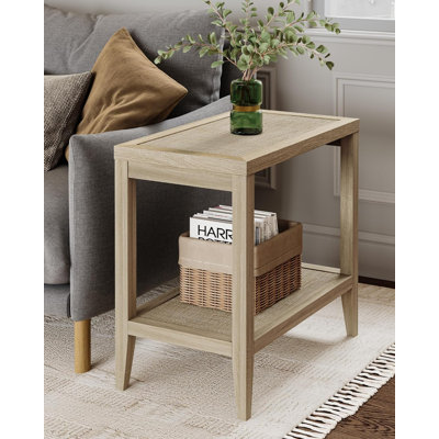 Table de chevet Boho Rattan Table de chevet - Table de bout Farmhouse