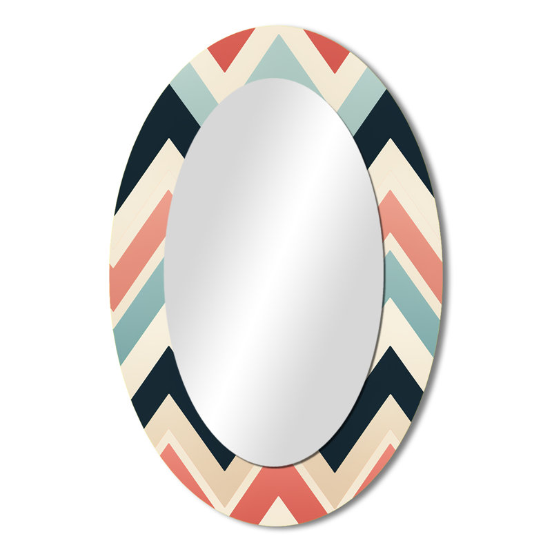 Miroir mural Mid-Century, 36 po x 24 po