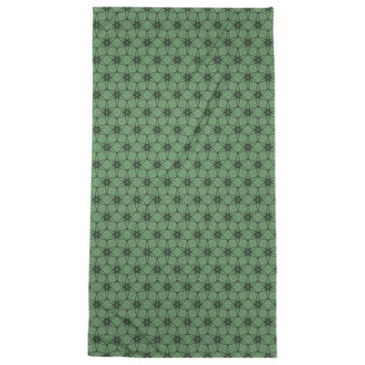 Serviette de plage à cercles ornés classiques