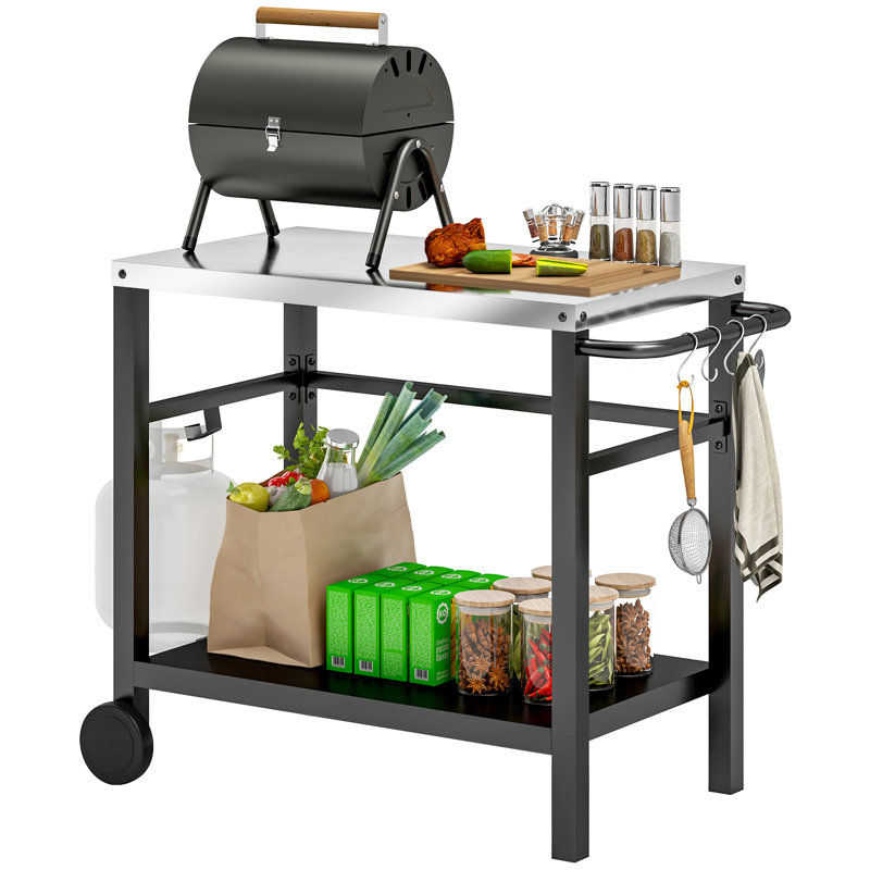 81cm H x 102cm W BBQ Table
