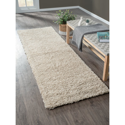 Shaggy Lush Beige Rug