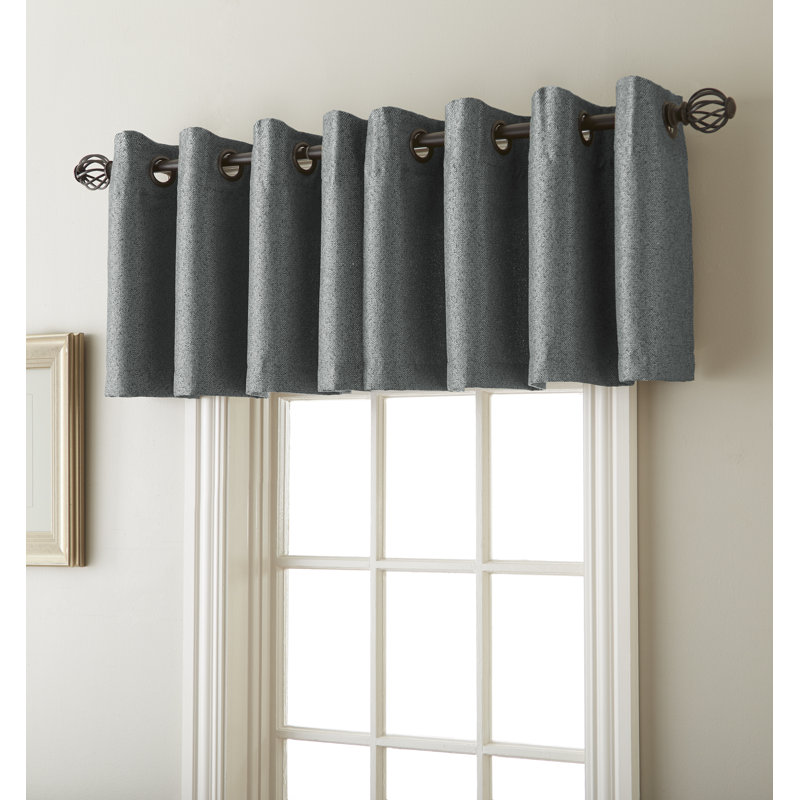 Rawson Tailored Window Valance, Mineral Blue