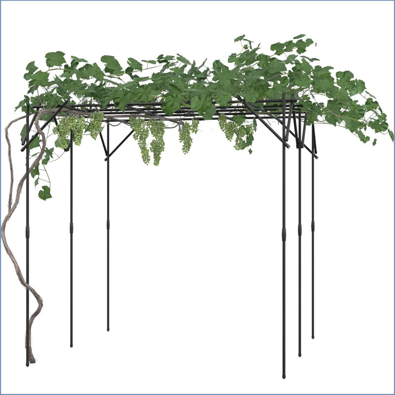 202cm H x 202cm W Metal Expanding