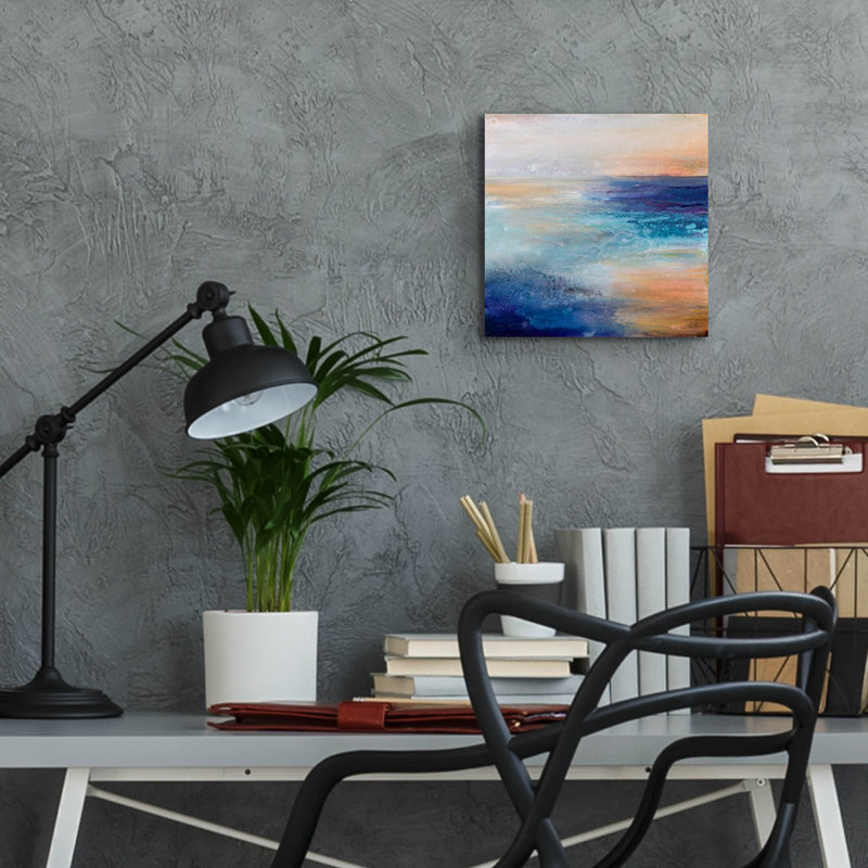 «Coastal Living» par Karen Hale, H 12 po x l 12 po x P 0,13 po