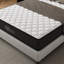 Matelas simple en gel rafraîchissant de 12 pouces avec certification - US, pour soulagement, faible transfert de mouvement, eau, s'adapte à la base réglable, gris et blanc, mousse à mémoire de forme à l'intérieur, fabrication à ressorts-738732320-738732322