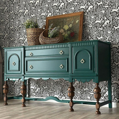 Retro Elegant Multifunctional Console Table