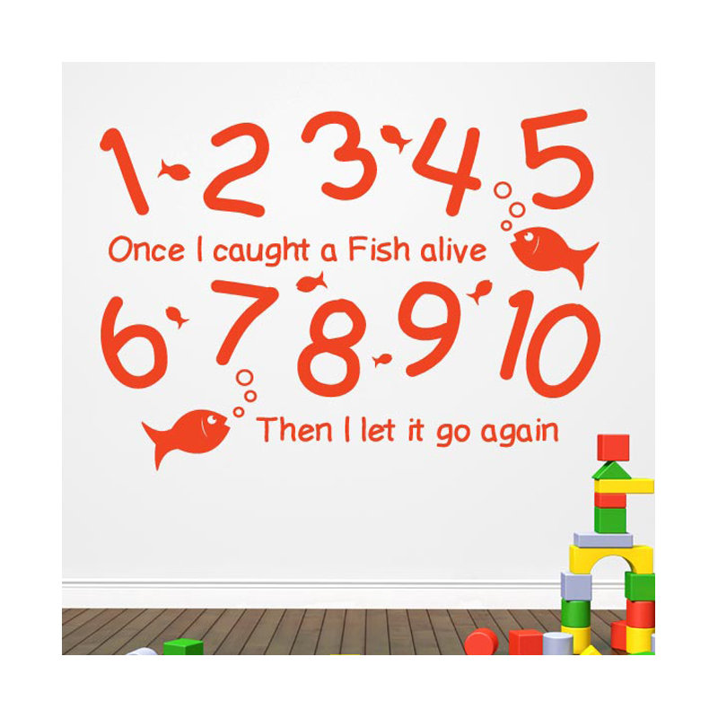 Wall Decal, Orange