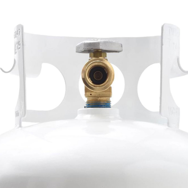 Flame King 20LB Empty Steel Propane Tank LP Cylinder with Type 1 OPD Valve, for Grills and BBQs