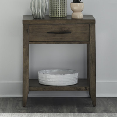 Hinkle Open Nightstand w/ Charging Station
