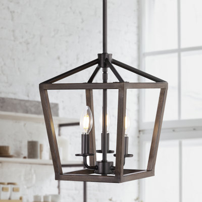 Luminaire suspendu géométrique 3 lumières Denah