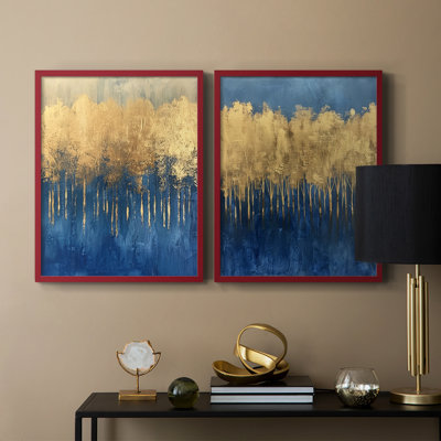 ABSTRACT Series III - Reproduction encadrée de qualité supérieure - prêt à être accroché - aucun clou requis - aucun clou requis