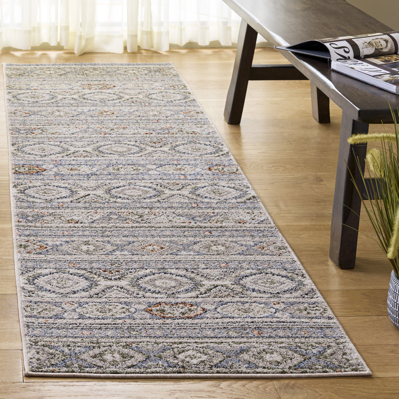 Grove 670 Performance Geometric Shapes Rug, Runner 2'2" x 8'