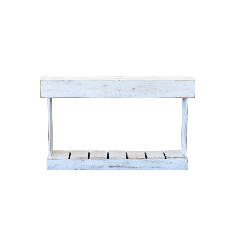 Console en bois massif 46 po Jiniyah