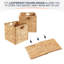 Cornetta Water Hyacinth Foldable Storage Wicker Bins Basket-2065700191