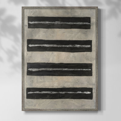 Ink Impression I Framed Print - Solid Wood