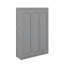 Lit escamotable double avec tablettes