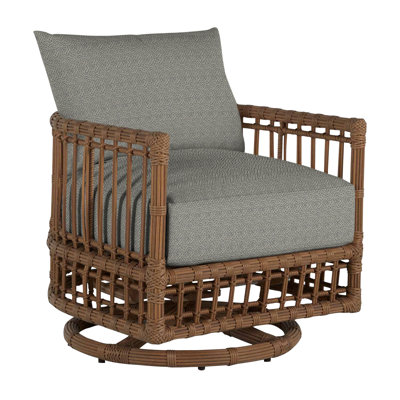 Newport Swivel Patio Chair with Cushions
