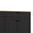 3-Piece Mid-Century Storage Cabinet Set With Bookshelf And Adjustable Shelves-1964570968