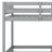 Wooden Bunk Bed With Slide, Storage Staircase, Safety Guardrails-2106788809