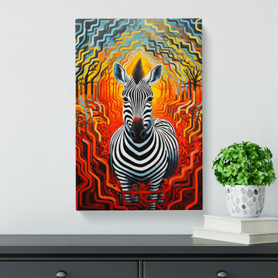 Zebra Expressionism No.3 - No Frame Print
