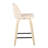 Arabelle Swivel Upholstered Faux Leather Counter Stool-89290193