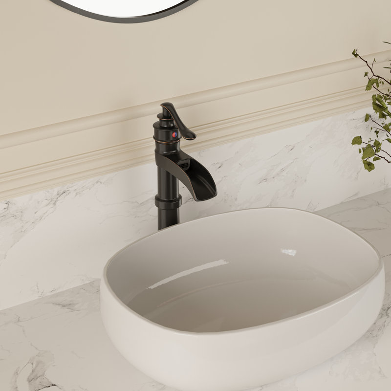 Robinet pour salle de bain Deluge, Bronze frotté à l'huile