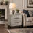 1pc Nightstand of 2x Drawers Metal Bar Hardware Premium Melamine Board Wooden Bedroom Furniture-1920351595