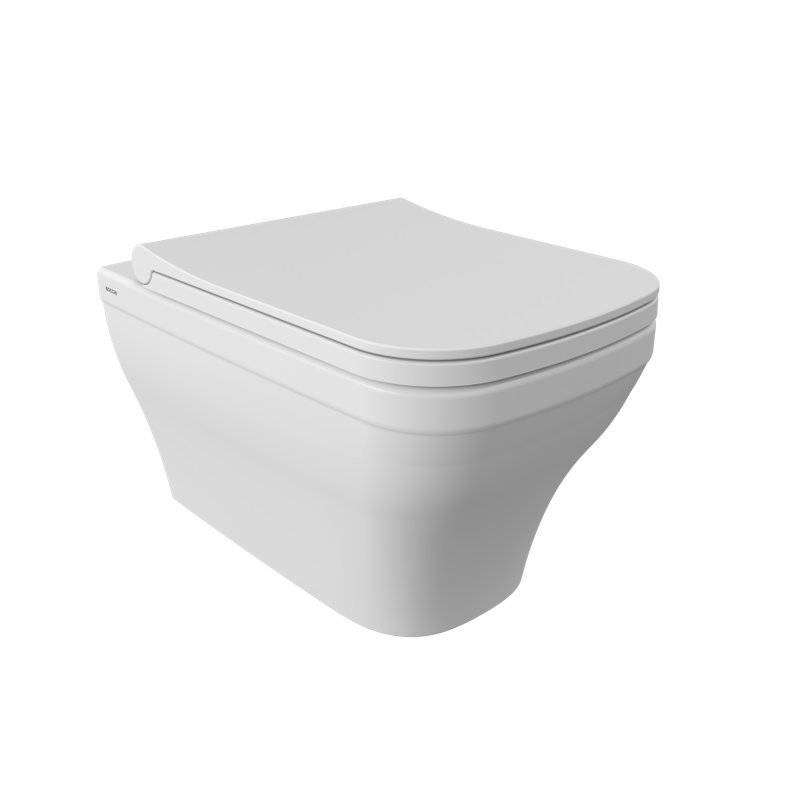 Firenze Rimless Wall Hung Toilet, Matte White