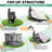 10FTx10FT Screen Room with Mosquito Netting-105123206