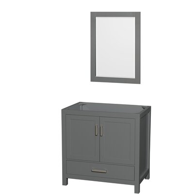 Sheffield 36"" Single Bathroom Vanity Base Only -  Wyndham Collection, WCS141436SKGCXSXXM24