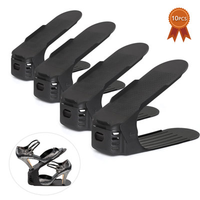 10 Pair Stackable Shoe Storage Accessory