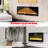 Datus Black Electric Fireplace Insert-1236412389