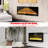 Datus Symple Stuff Black Electric Fireplace Insert-1236412389