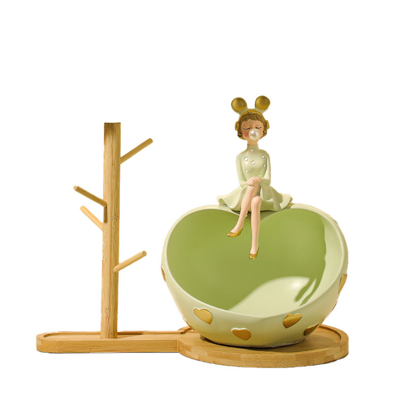 Key Storage Ornament, Green