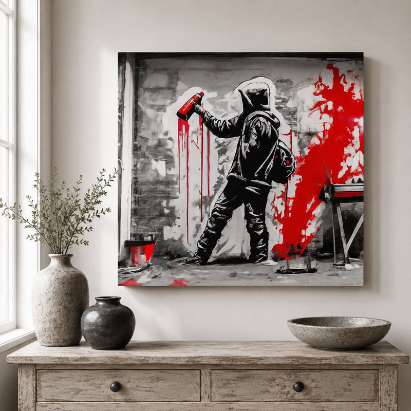Peinture décorative sur toile