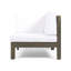 Fauteuil en bois blanc, 30,8 po Profond, large, 26,09 po de hauteur, 40,26 lb, P x P H