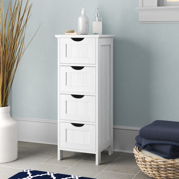 Three Posts™ Gassett Freestanding Bathroom Cabinet & Reviews | Wayfair