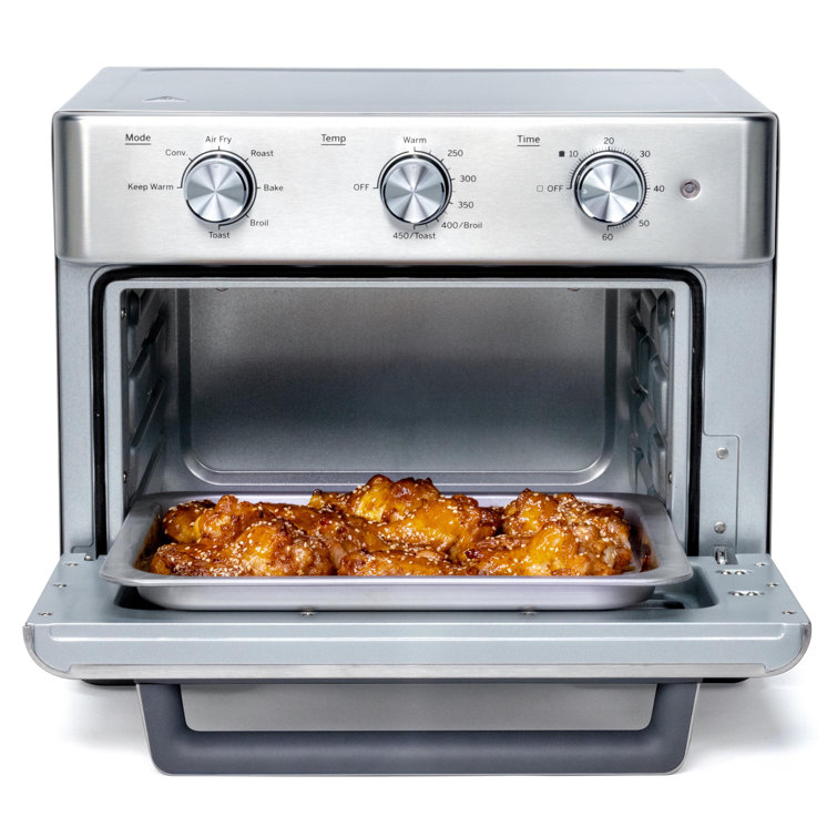 GE Air Fry 6-Slice Stainless Steel Convection Toaster Oven (1500-Watt)