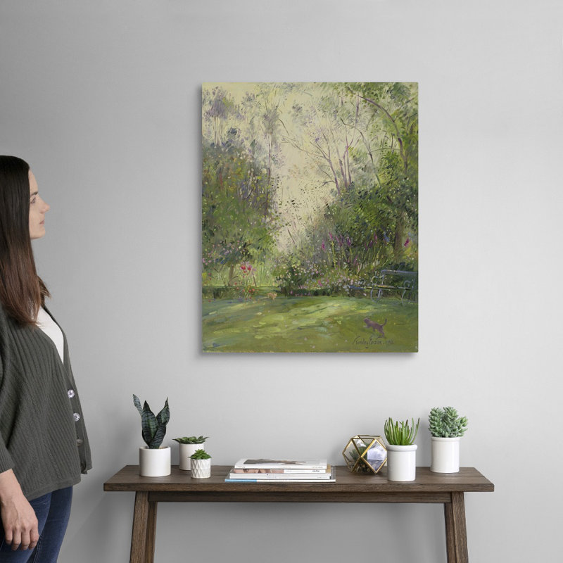 «The Edge of the Wood» par Timothy Easton - reproduction d'art sur toile, H 30 po x l 24 po x P 1,25 po, Toile tendue
