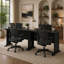 Bureau d'ordinateur, bureau de 47 pouces, bureau d'écriture pour bureau personnel, bureau, bureau simple moderne, cadre en métal noir