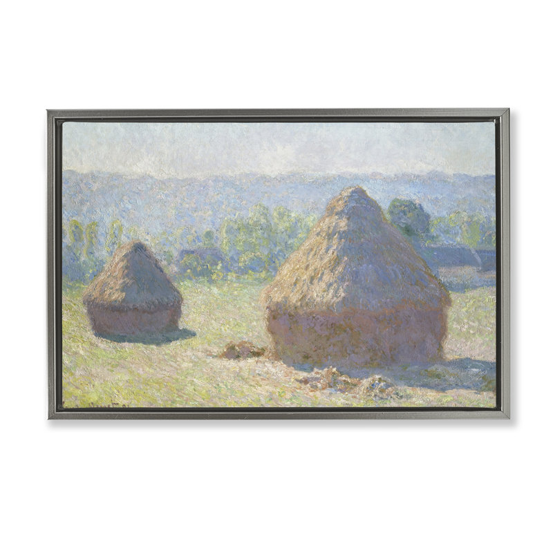 Toile flottante classique encadrée brune par One1000paintings, Cadre flottant gris lustré, H 21 po x l 31 po