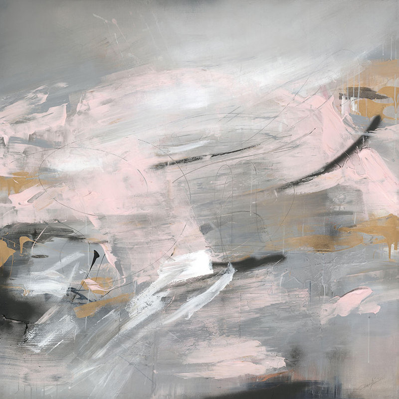 " Lush Snow " by D’Alessandro Leon Painting Print, Glass Coat