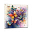 Papillons mauves dans l'air - Décoration murale acrylique papillon-1793961354