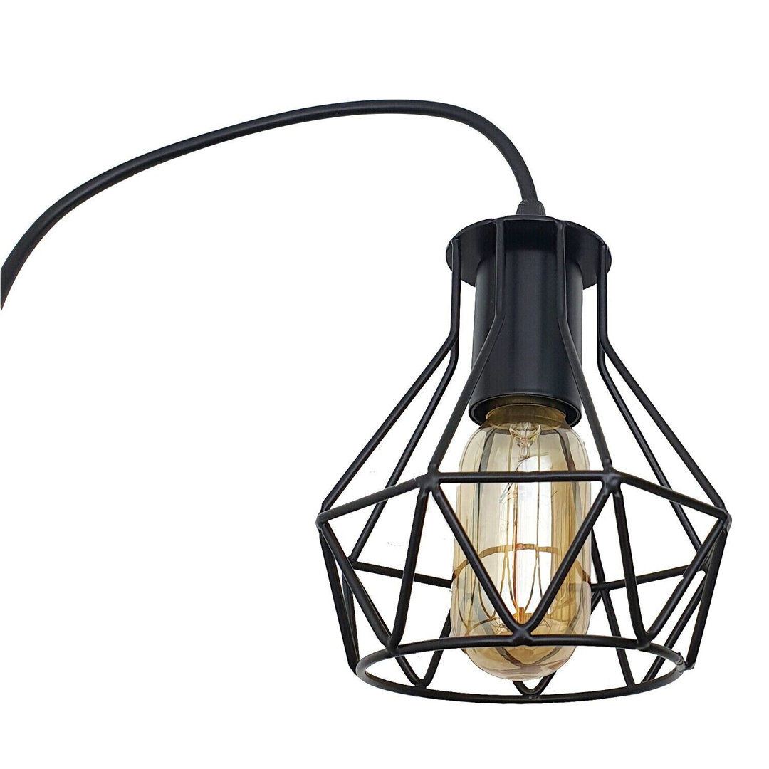 3-Light Cluster Geometric Pendant Crystal