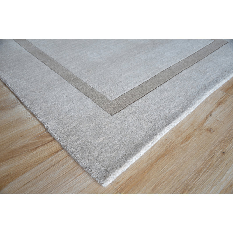 Bauxite Geometric Hand Woven Area Rug, Rectangle 120 x 170cm
