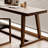Walnut Rectangular Solid Wood Writing desk-1171691873
