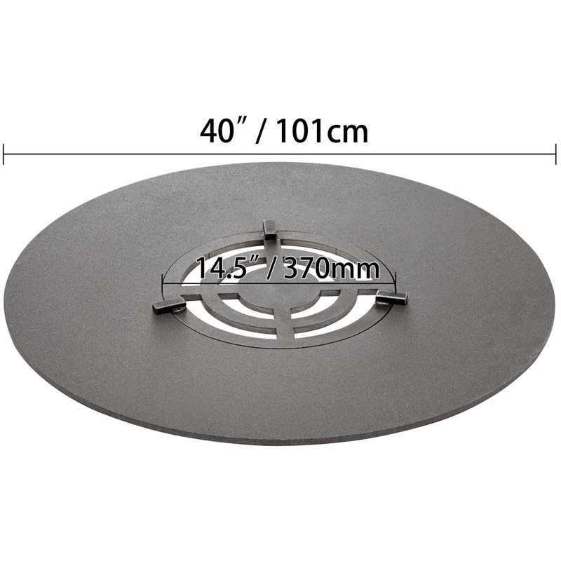Plaque de cuisson antiadhésive en acier